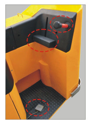 شعاع چرخشی کوچک توازن ظرفیت کامیون باریک آسانسور 1000 کیلوگرمی را آسان و هوشمندانه به کار می گیرد