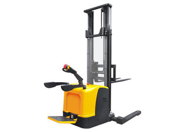 کیفیت  Rider Straddle Electric Pallet Stacker 2.5 - 5.6 Meters Lifting Height Multi Function کارخانه