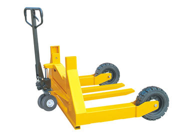چنگال های قابل تنظیم کامیون پالت چوبی خالی با چرخ لاستیکی 240mm ارتفاع بالابر